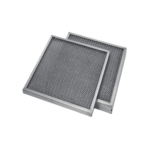 فیلتر آلومینیومی قابل شستشو با راندمان 25 درصد با ابعاد 50x50x5 سانتیمتر